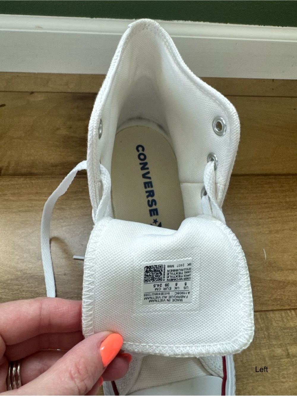 Converse Chuck Taylor All Star Classic Wedge Platform Sneaker - Size 8 - Picture 12 of 16